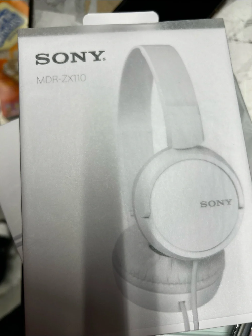 Sony MDR-ZX110 Over-Ear Headphones in White